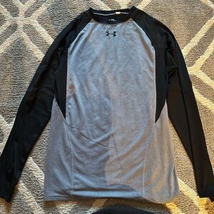 Under Armour Men's Long Sleeve Shirt - Black and Gray